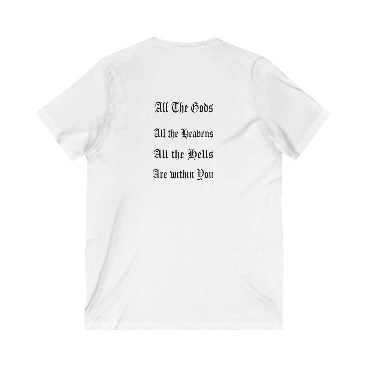 All the Gods Unisex Jersey Short Sleeve V-Neck Tee