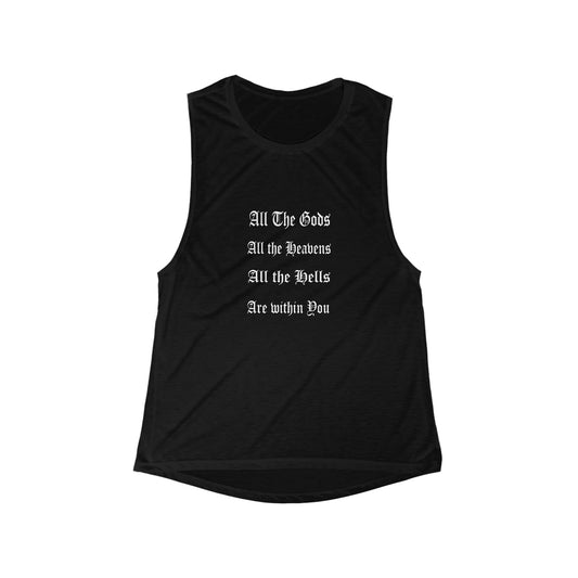 All the Gods Women's Flowy Scoop Muscle Tank