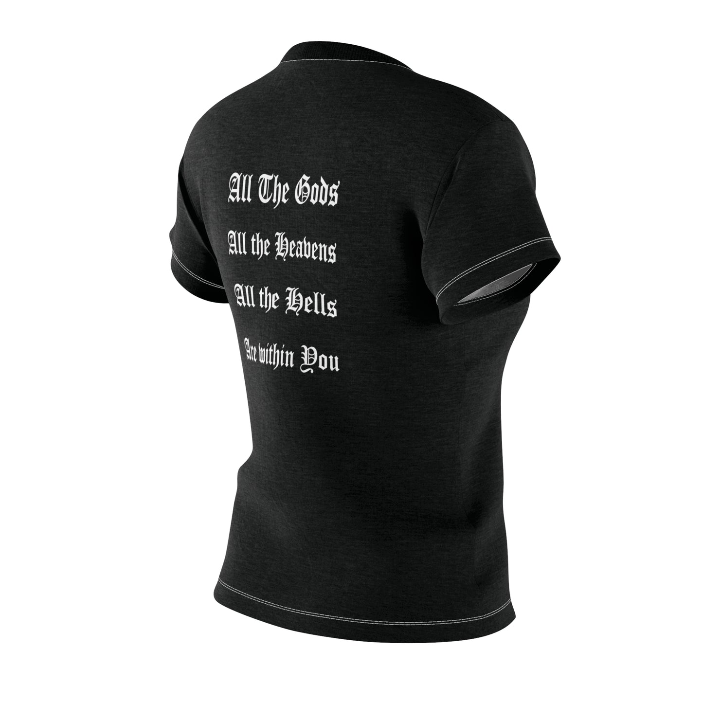 All the Gods Quote Women's Cut & Sew Tee (AOP)