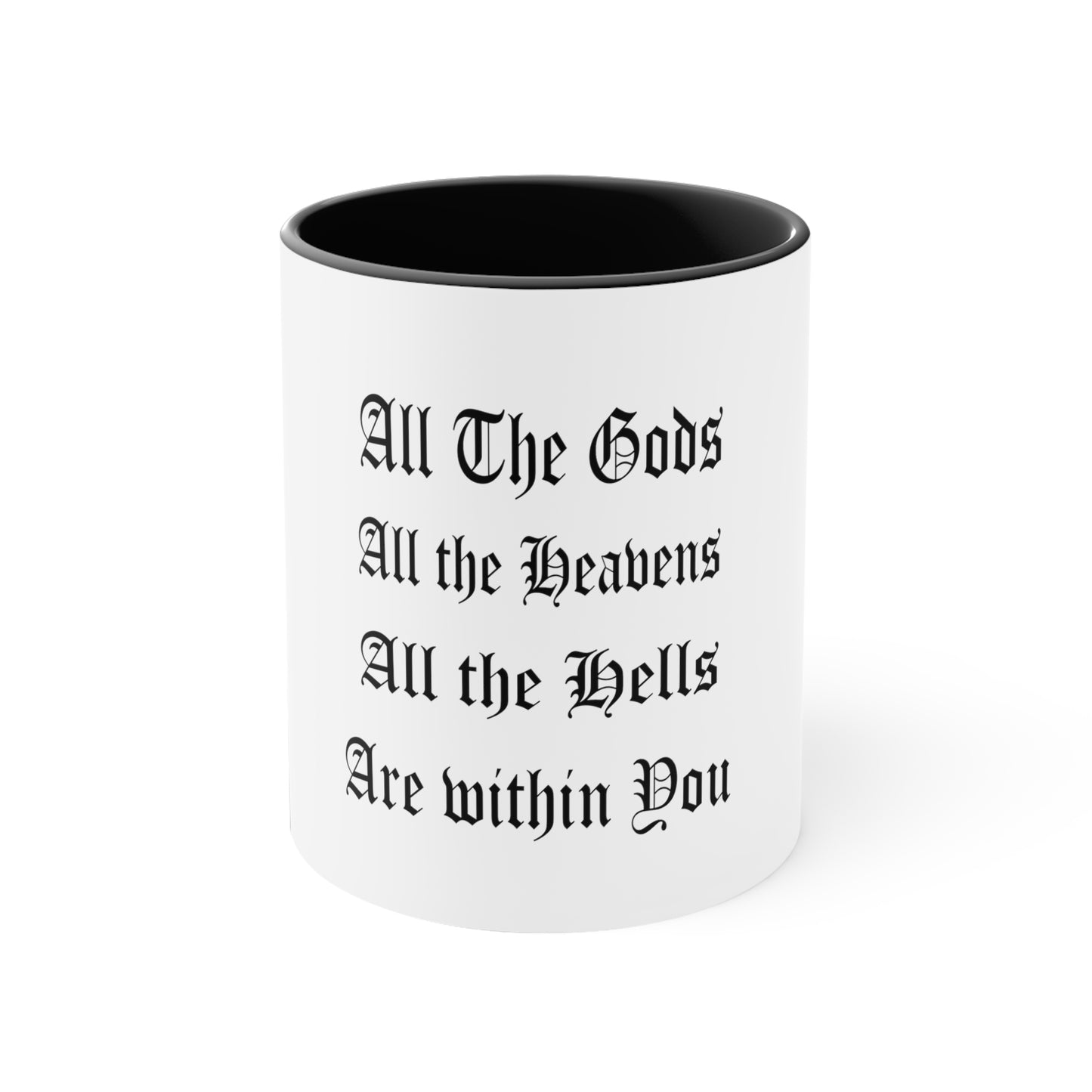 All the Gods Accent Coffee Mug, 11oz